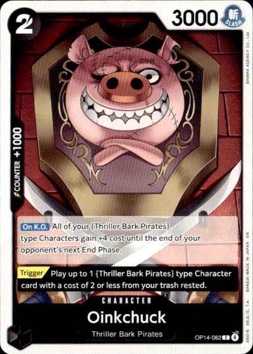 Oinkchuck OP14-082 Common The Azure Sea's Seven One Piece Near Mint