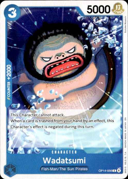 Wadatsumi OP14-056 Common The Azure Sea's Seven One Piece Near Mint