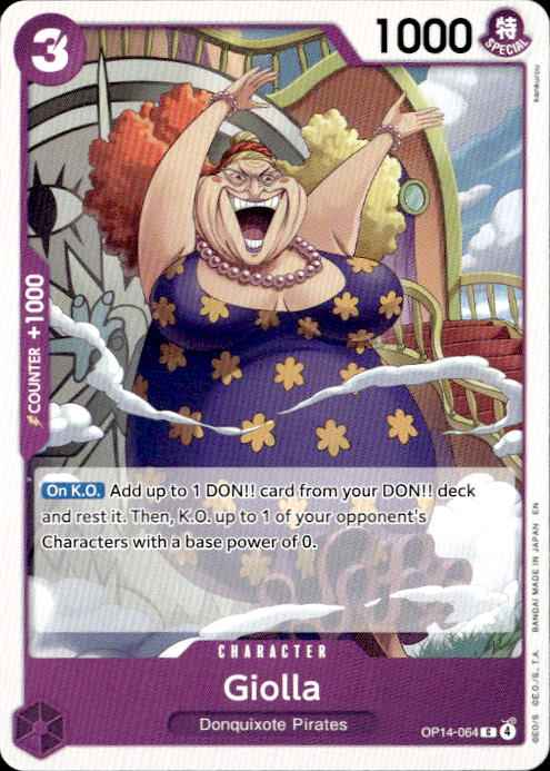 Giolla OP14-064 Common The Azure Sea's Seven One Piece Near Mint