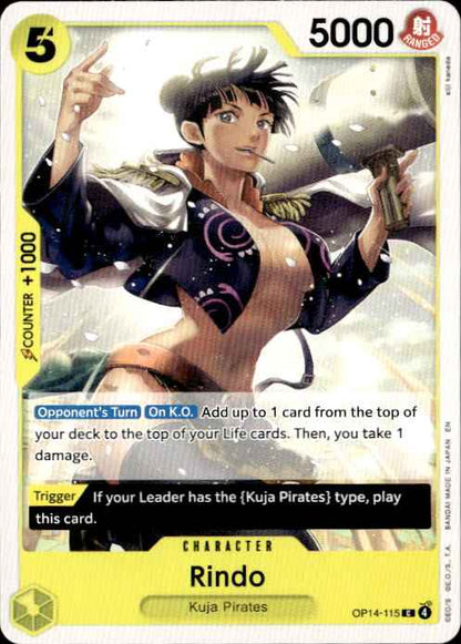Rindo OP14-115 Common The Azure Sea's Seven One Piece Near Mint