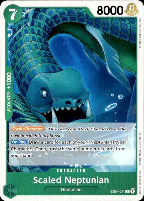 Scaled Neptunian EB04-011 Common The Azure Sea's Seven One Piece Near Mint