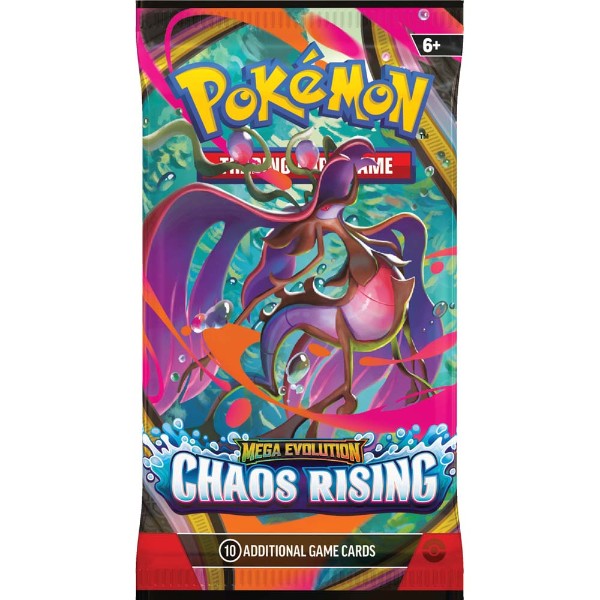Pokemon Mega Evolution Chaos Rising Booster Pack