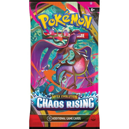 Pokemon Mega Evolution Chaos Rising Booster Pack