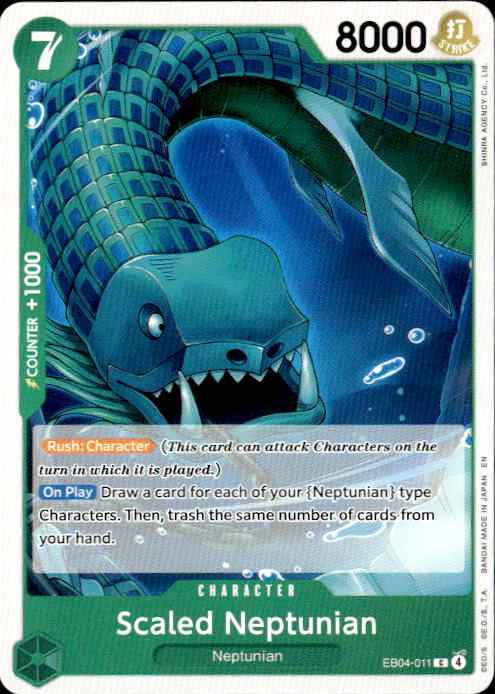 Scaled Neptunian EB04-011 Common The Azure Sea's Seven One Piece Near Mint