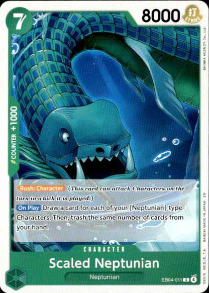 Scaled Neptunian EB04-011 Common The Azure Sea's Seven One Piece Near Mint