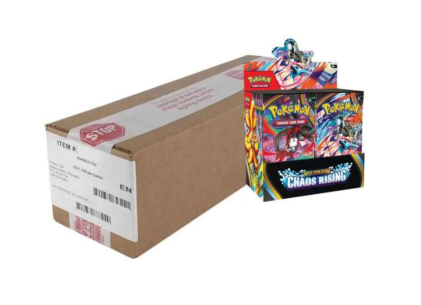 Pokemon Chaos Rising Booster Box SEALED CASE
