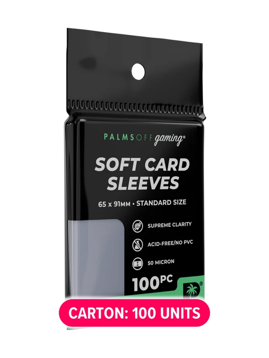 Case of Soft Card Sleeves - Standard Size - 100 units